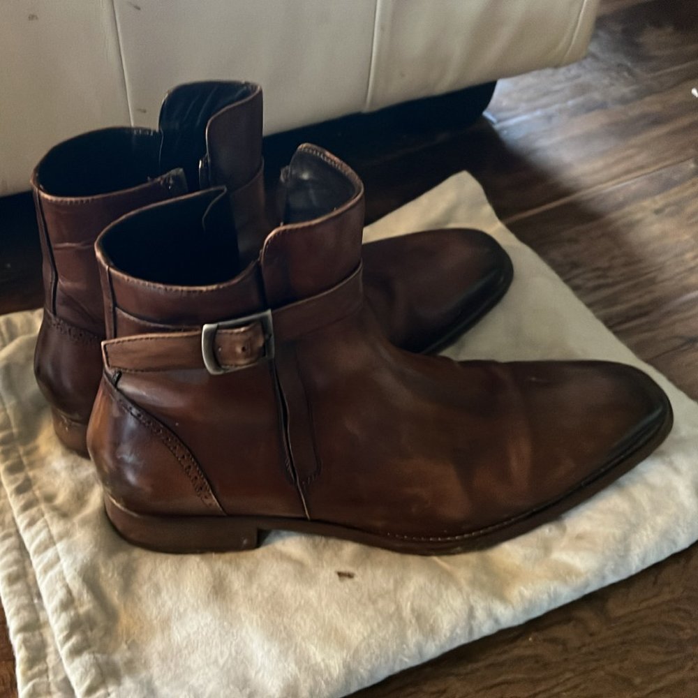 Johnston and Murphy Italian Leather Boots Size 11